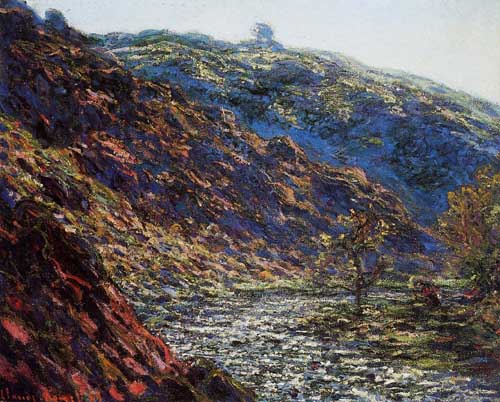 Painting Code#41339-Monet, Claude - Gorge of the Petite Creuse