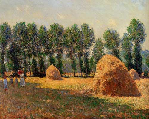 Painting Code#41346-Monet, Claude - Haystacks at Giverny