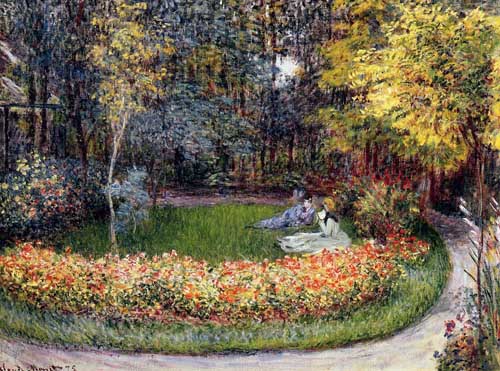 Painting Code#41354-Monet, Claude - In the Garden