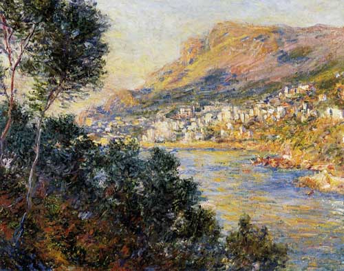 Painting Code#41360-Monet, Claude - Monte Carlo Seen from Roquebrune