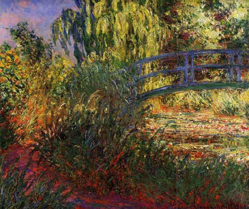 Painting Code#41373-Monet, Claude - Path along the Water-Lily Pond