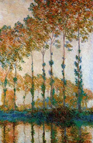 Painting Code#41377-Monet, Claude - Poplars on the Banks of the River Epte in Autumn