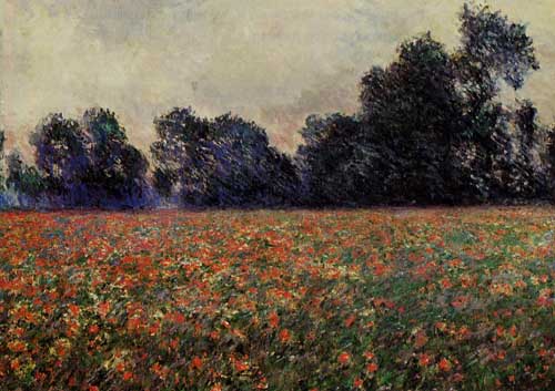 Painting Code#41380-Monet, Claude - Poppies at Giverny