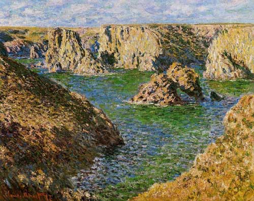 Painting Code#41384-Monet, Claude - Port Donnant, Belle Ile