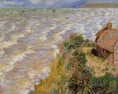 Painting Code#41389-Monet, Claude - Rising Tide at Pourville