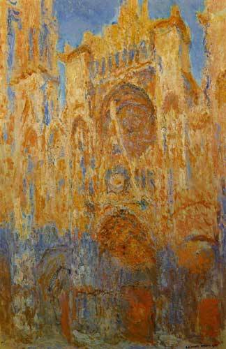 Painting Code#41396-Monet, Claude - Rouen Cathedral