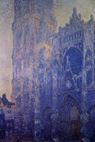 Painting Code#41398-Monet, Claude - Rouen Cathedral, the Portal and the tour d&#039;Albane, Morning Effect