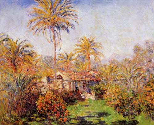 Painting Code#41406-Monet, Claude - Small Country Farm in Bordighera