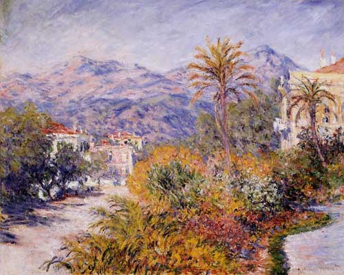 Painting Code#41407-Monet, Claude - Strada Romada in Bordighera