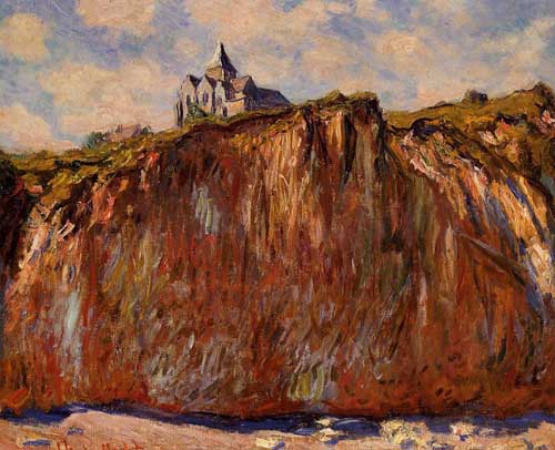 Painting Code#41416-Monet, Claude - The Church at Varengeville 