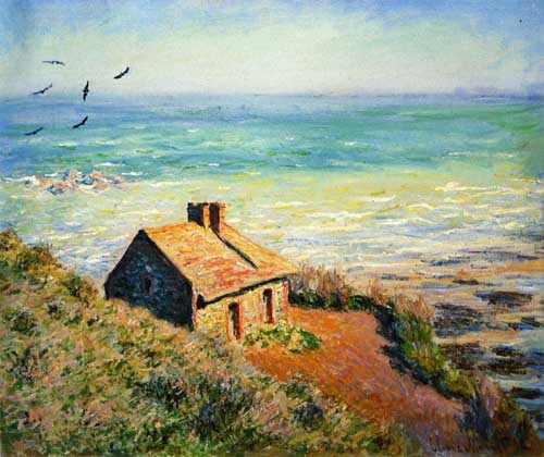 Painting Code#41425-Monet, Claude - The Costoms House, Morning Effect