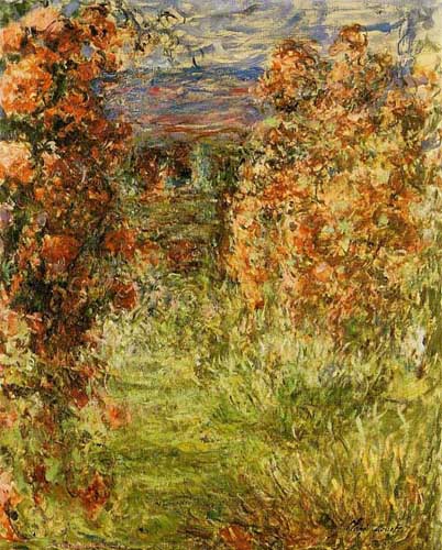 Painting Code#41438-Monet, Claude - The House among the Roses