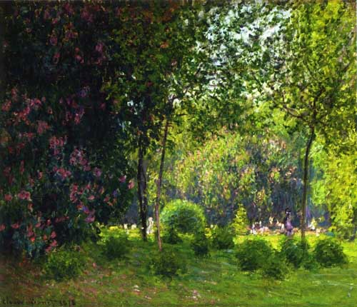 Painting Code#41447-Monet, Claude - The Parc Monceau