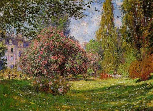 Painting Code#41448-Monet, Claude - The Parc Monceau, Paris