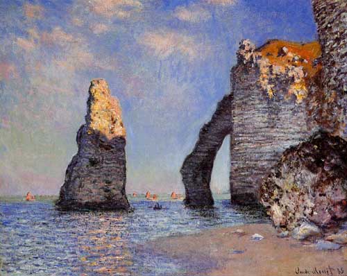 Painting Code#41457-Monet, Claude - The Rock Needle and the Porte d&#039;Aval