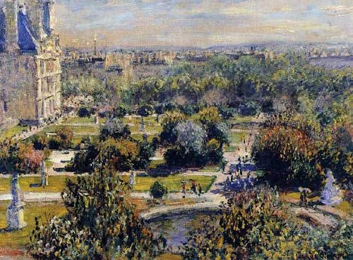 Painting Code#41469-Monet, Claude - The Tuileries