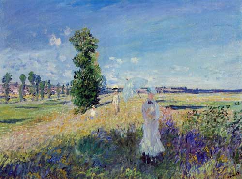 Painting Code#41471-Monet, Claude - The Walk, Argenteuil