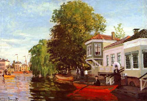 Painting Code#41474-Monet, Claude - The Zaan at Zaandam
