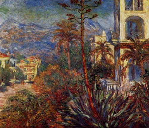 Painting Code#41495-Monet, Claude - Villas at Bordighera