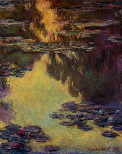 Painting Code#41500-Monet, Claude -  Water Lilies