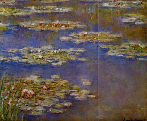 Painting Code#41504-Monet, Claude -  Water Lilies
