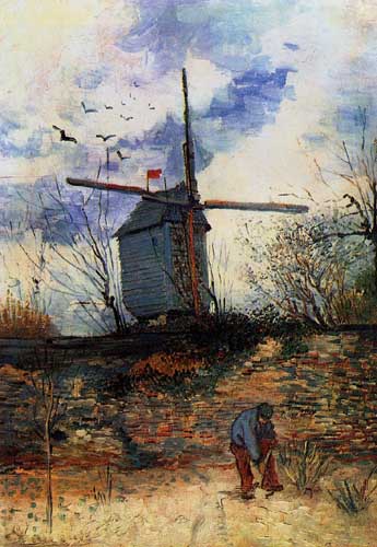 Painting Code#41567-Vincent Van Gogh - Le Moulin de la Galette