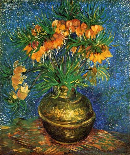 Painting Code#41592-Vincent Van Gogh - Still Life with Frutillarias