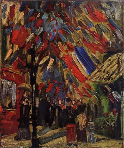 Painting Code#41599-Vincent Van Gogh - The Fourteenth of July Celebration in Paris