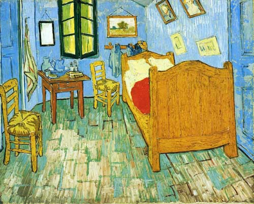 Painting Code#41633-Vincent Van Gogh - Vincent&#039;s Bedroom in Arles