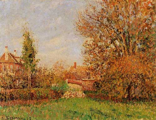 Painting Code#41657-Pissarro, Camille - Autunm in Eragny