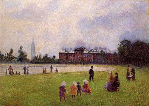 Painting Code#41709-Pissarro, Camille - Kensington Gardens, London