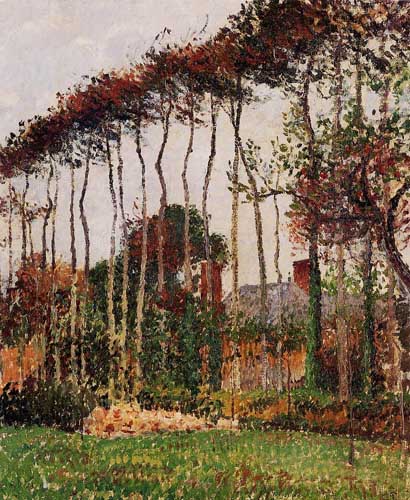 Painting Code#41721-Pissarro, Camille - Landscape at Varengeville