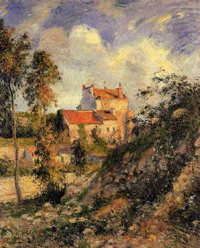 Painting Code#41751-Pissarro, Camille - Les mathurins, Pontoise