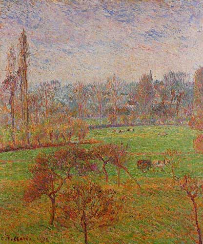 Painting Code#41763-Pissarro, Camille - Morning, Autumn, Efagny