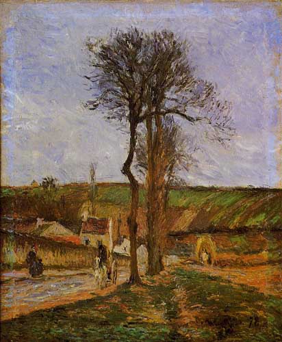 Painting Code#41770-Pissarro, Camille - Near Pointoise