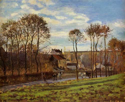 Painting Code#41791-Pissarro, Camille - Pontoise, Les Mathurins