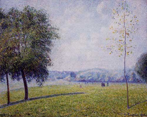 Painting Code#41796-Pissarro, Camille - Primrose Hill, Regent&#039;s Park