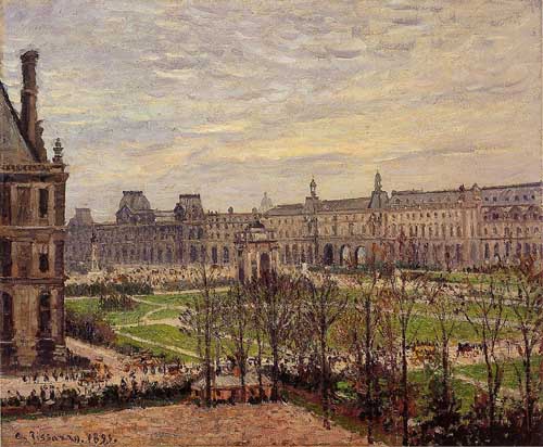 Painting Code#41861-Pissarro, Camille - The Carrousel, Grey Weather