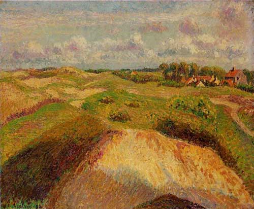 Painting Code#41872-Pissarro, Camille - The Dunes at Knocke, Belgium