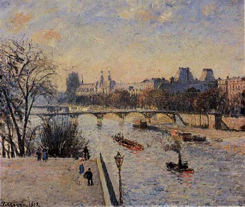 Painting Code#41905-Pissarro, Camille - The Louvre