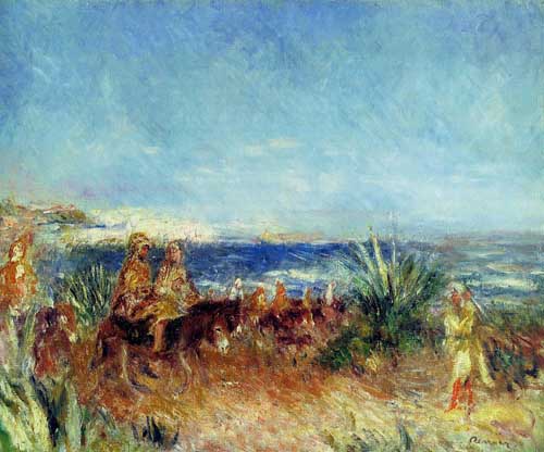 Painting Code#42003-Renoir, Pierre-Auguste - Arabs by the Sea