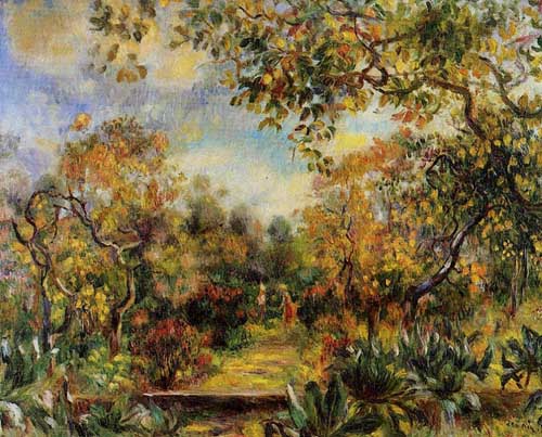 Painting Code#42004-Renoir, Pierre-Auguste - Beaulieu Landscape