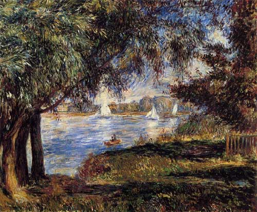 Painting Code#42005-Renoir, Pierre-Auguste - Bougival