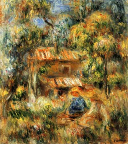 Painting Code#42010-Renoir, Pierre-Auguste - Cagnes Landscape 4