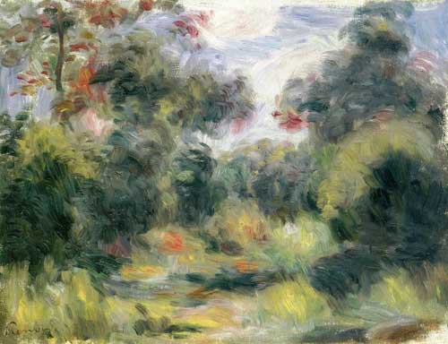 Painting Code#42016-Renoir, Pierre-Auguste - Clearing 