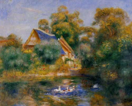 Painting Code#42029-Renoir, Pierre-Auguste - La Mere aux Oies