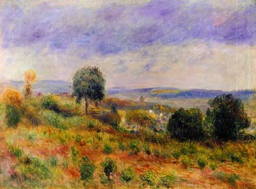Painting Code#42036-Renoir, Pierre-Auguste - Landscape, Auvers-sur-Oise