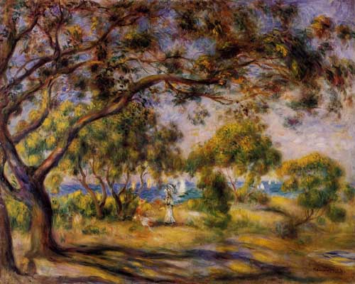 Painting Code#42051-Renoir, Pierre-Auguste - Noirmoutiers