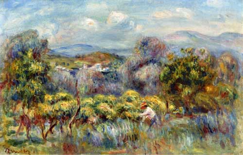 Painting Code#42052-Renoir, Pierre-Auguste - Orange Trees