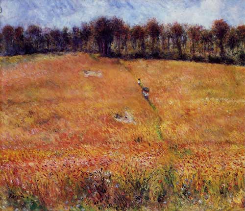 Painting Code#42054-Renoir, Pierre-Auguste - Path through the High Grass